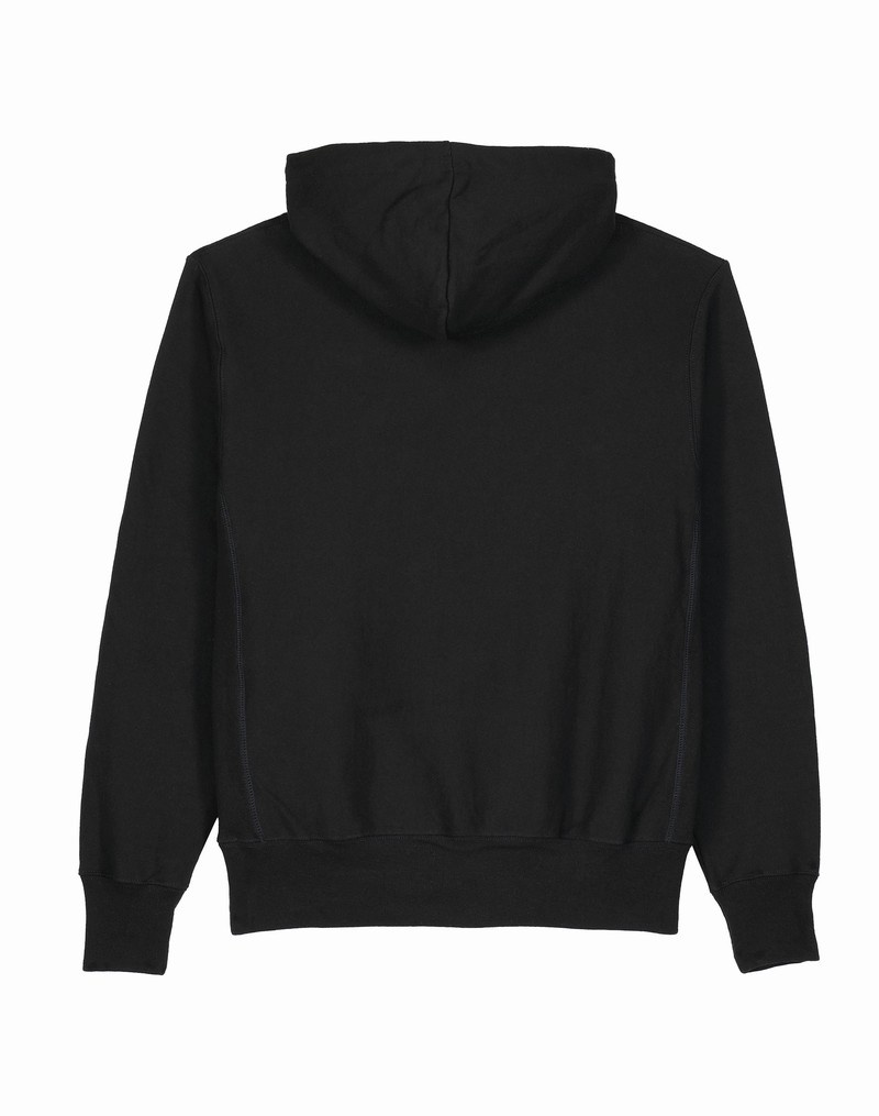 Women's Champio Reverse Weave Hoodie Black | X6BO14