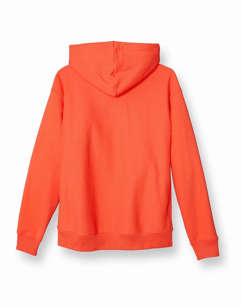 Women's Champio Reverse Weave Hoodie Orange | O5VA08