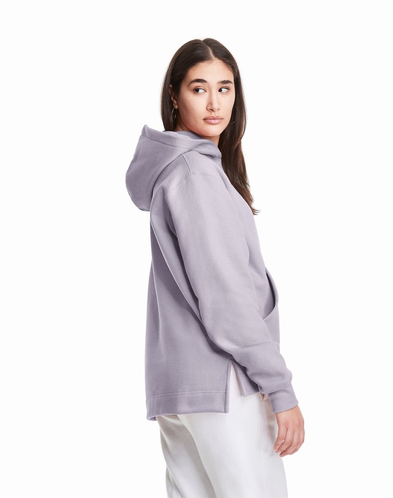 Women's Champio Reverse Weave Hoodie Purple | N7RE87