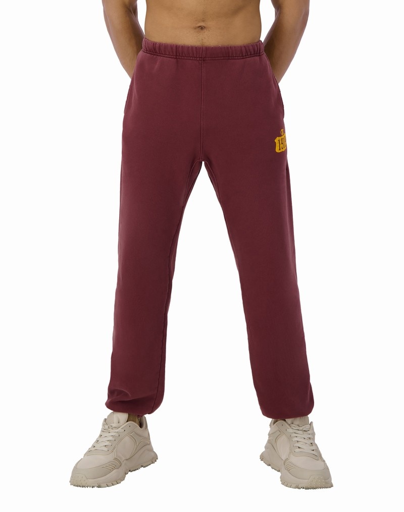 Women\'s Champio Reverse Weave Joggers Burgundy | A4EE85