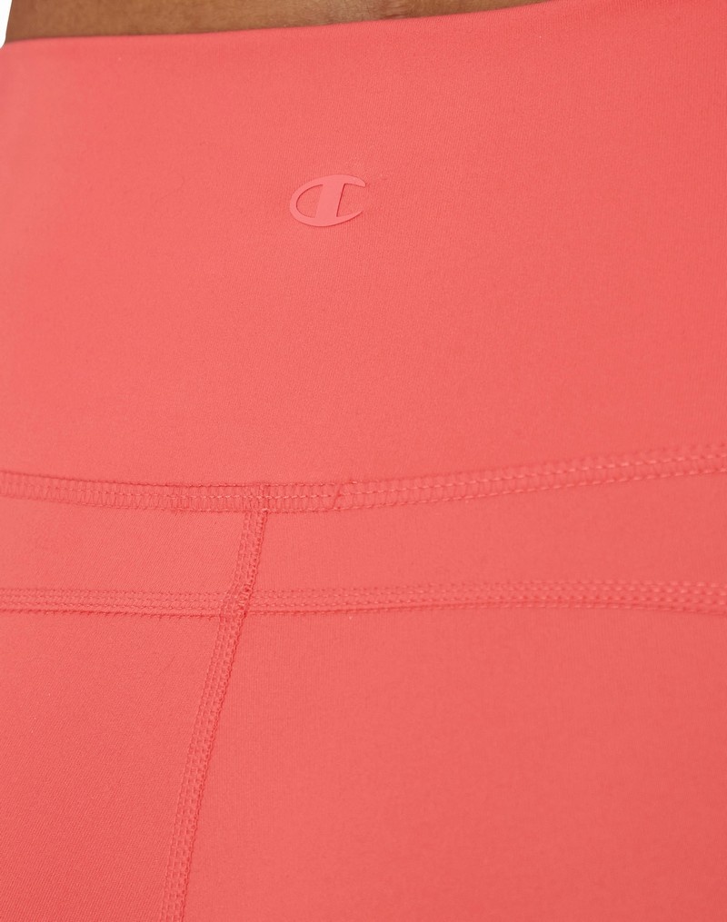 Women's Champio Soft Touch Flare Leggings Coral | P5DX56