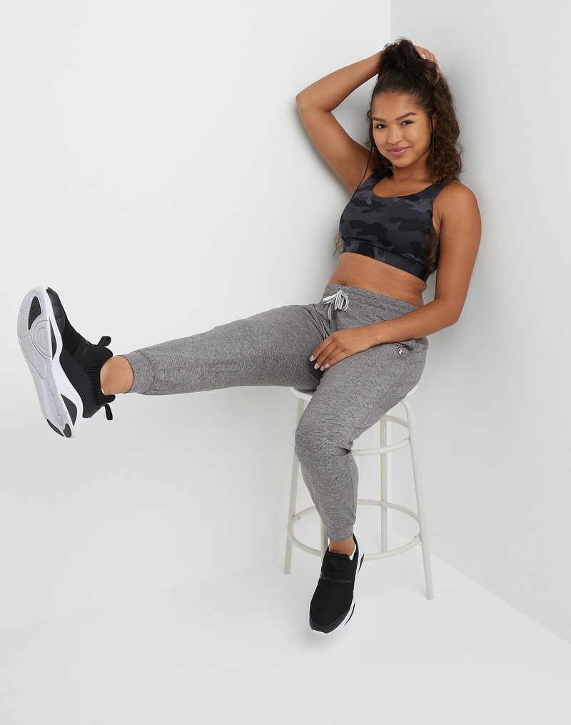 Women's Champio Soft Touch Joggers Grey | Y1AR74