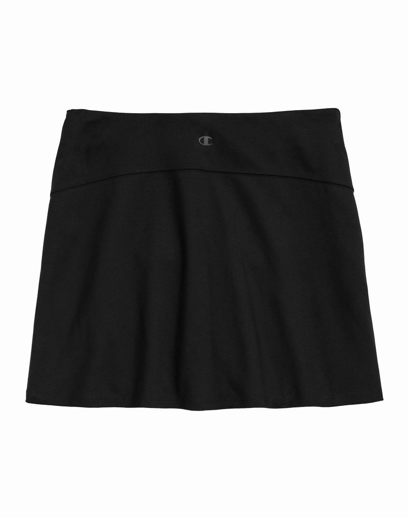 Women's Champio Soft Touch Skirts Black | J1ER79