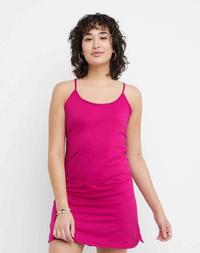 Women\'s Champio Sport Dress Pink | R3RM47