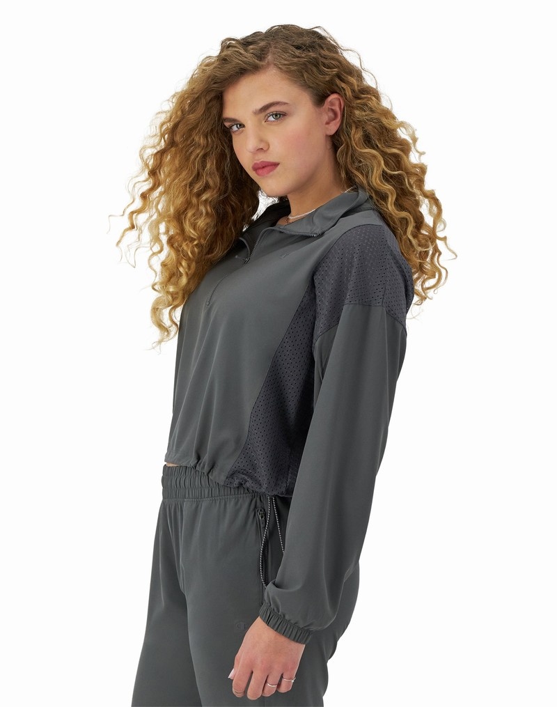 Women's Champio Sports Jackets Black | B9TE72