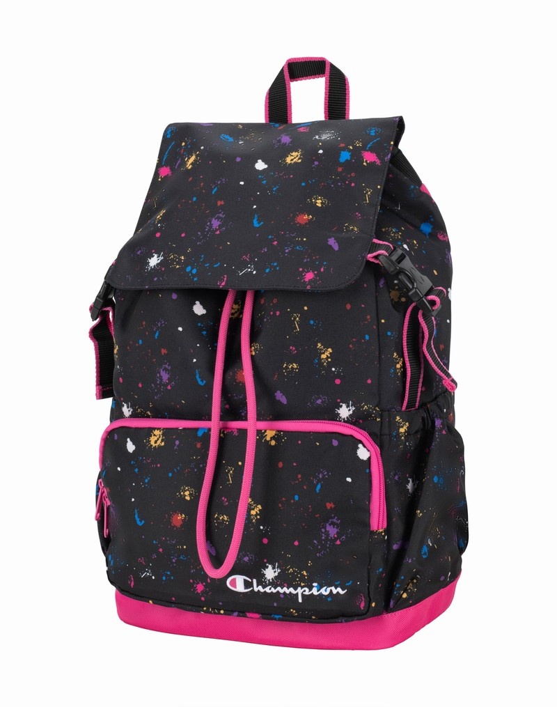 Women's Champio Union Backpacks Black | A9XU70