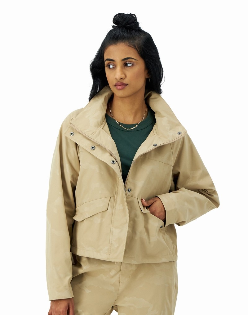 Women\'s Champio Utility Jackets Beige | P3XP12