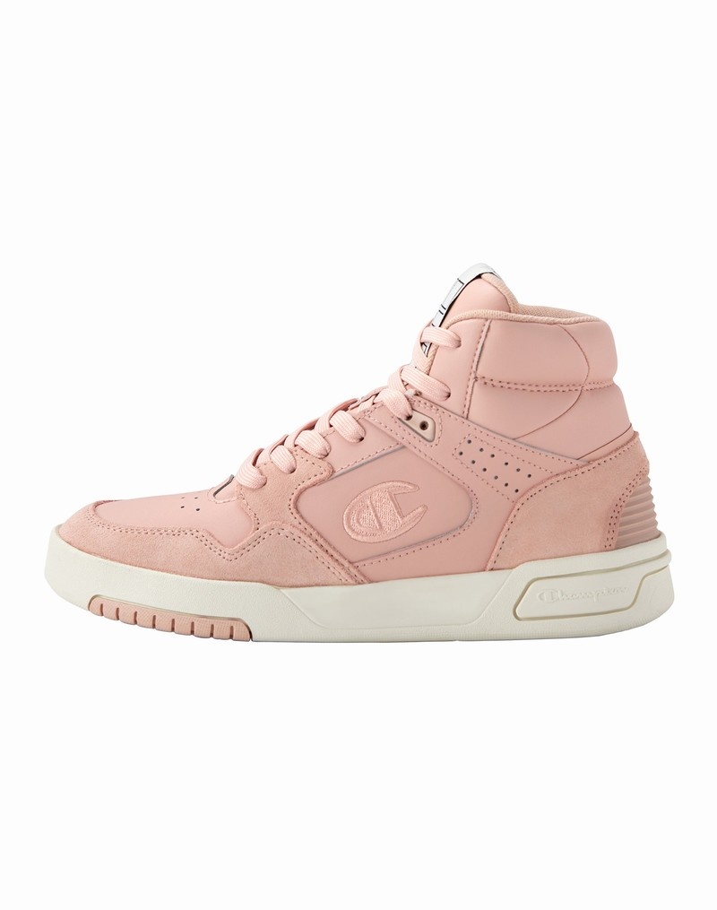 Women's Champio Z80 High Sneakers Pink | N8ZK54