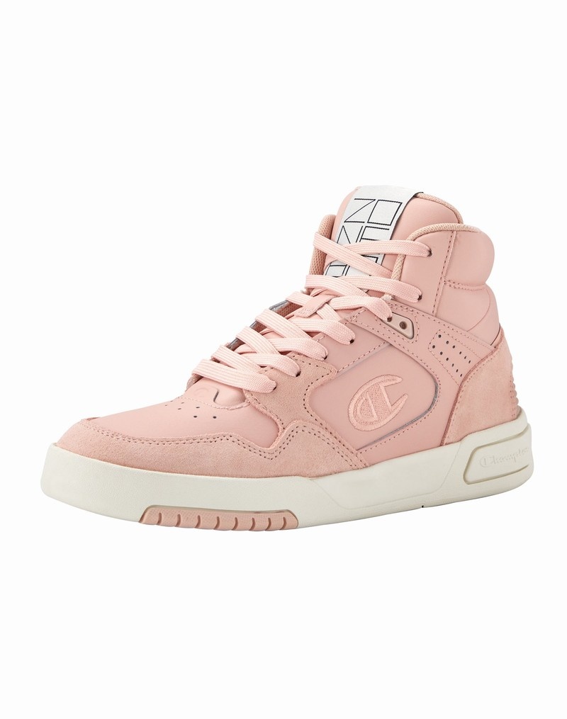 Women's Champio Z80 High Sneakers Pink | N8ZK54