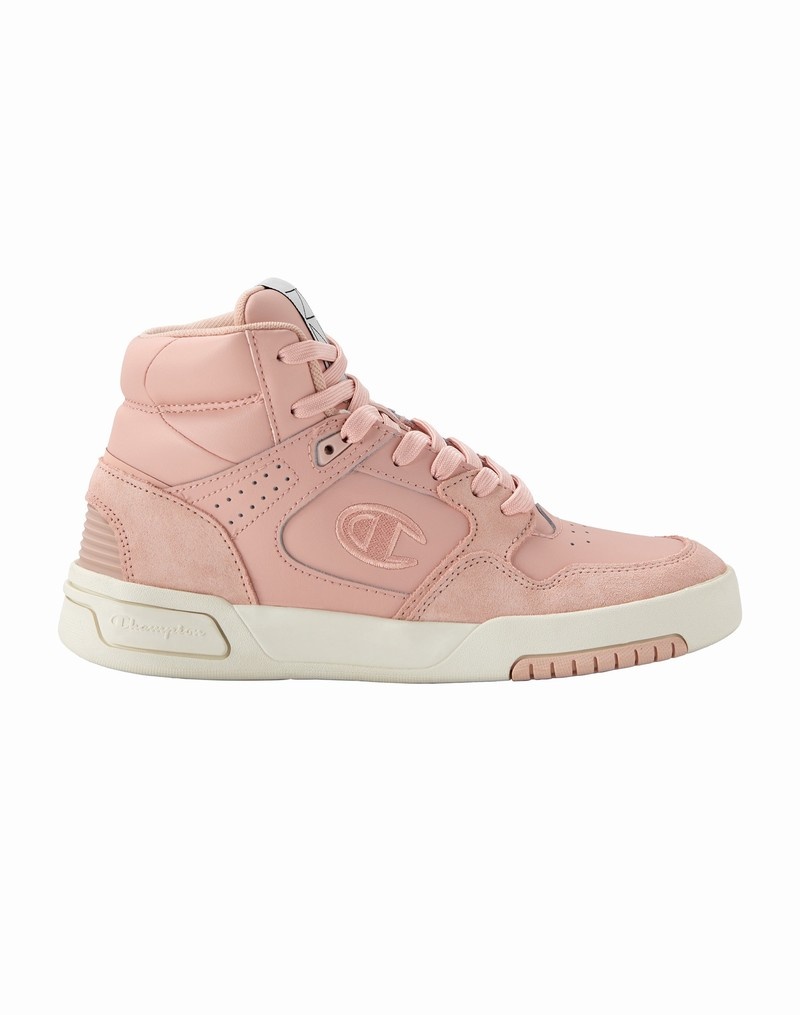 Women\'s Champio Z80 High Sneakers Pink | N8ZK54