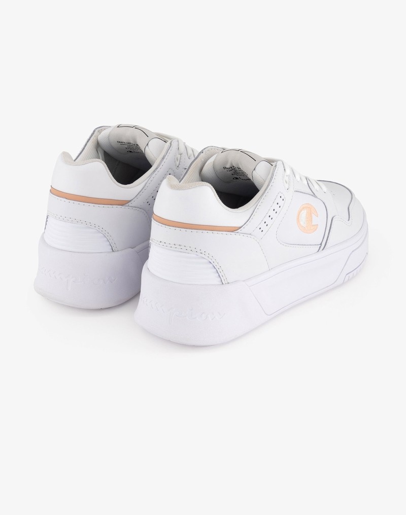 Women's Champio Z80 Low Platform Sneakers White | J1VR06